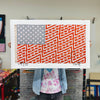 Star Spangled Shadows Linen Print