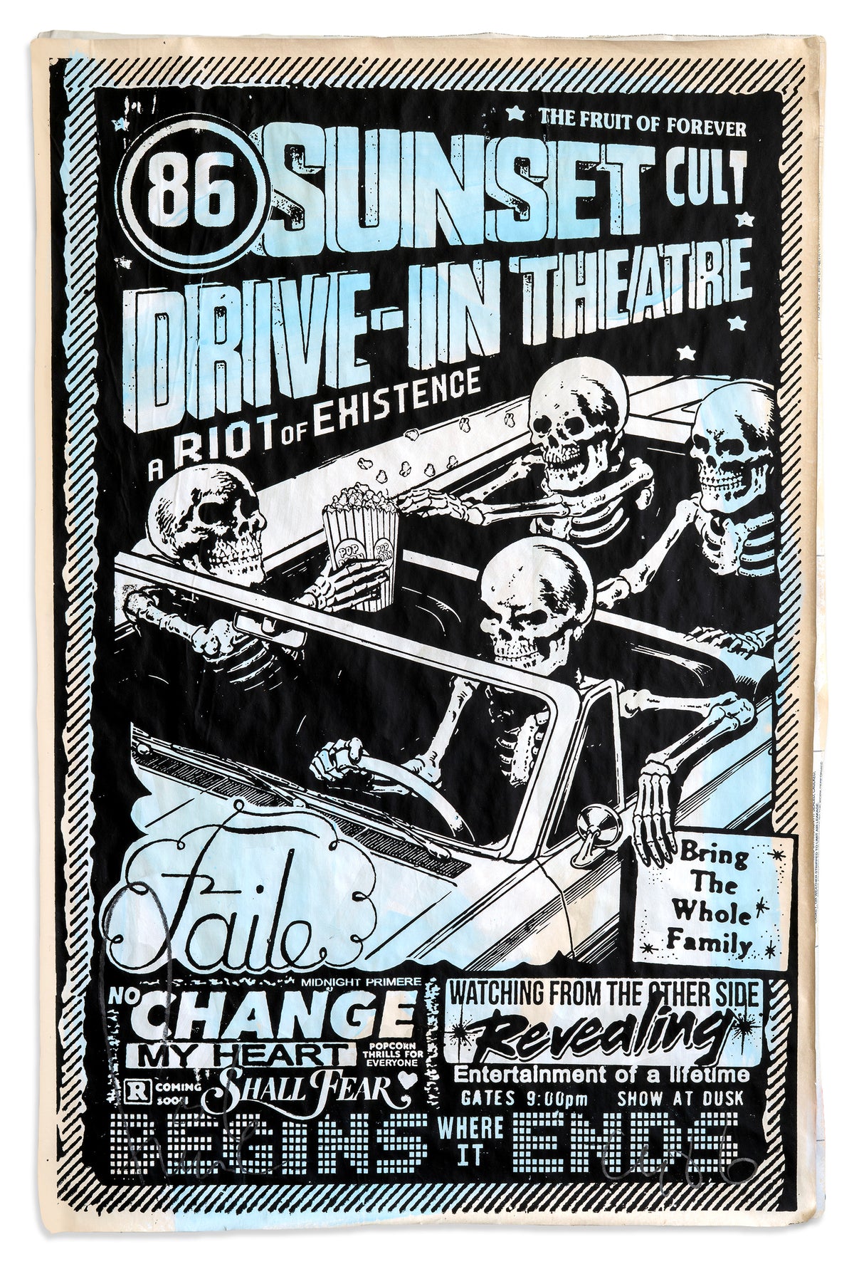 Sunset Drive Street Print