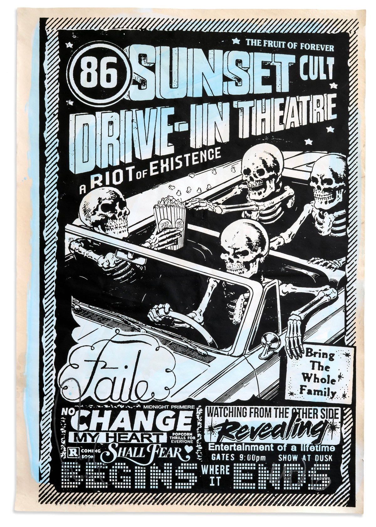 Sunset Drive Street Print
