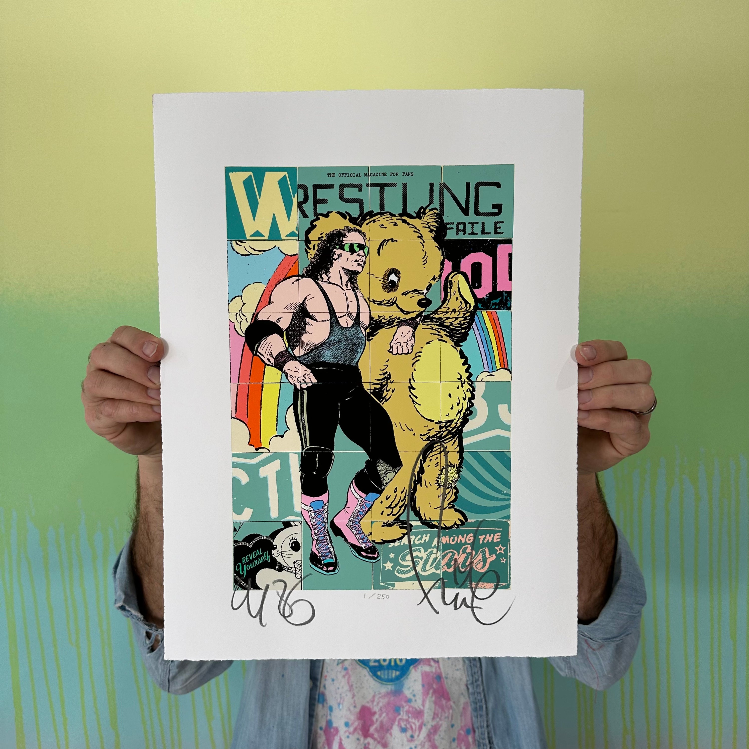 *Wrestling with FAILE Block Print