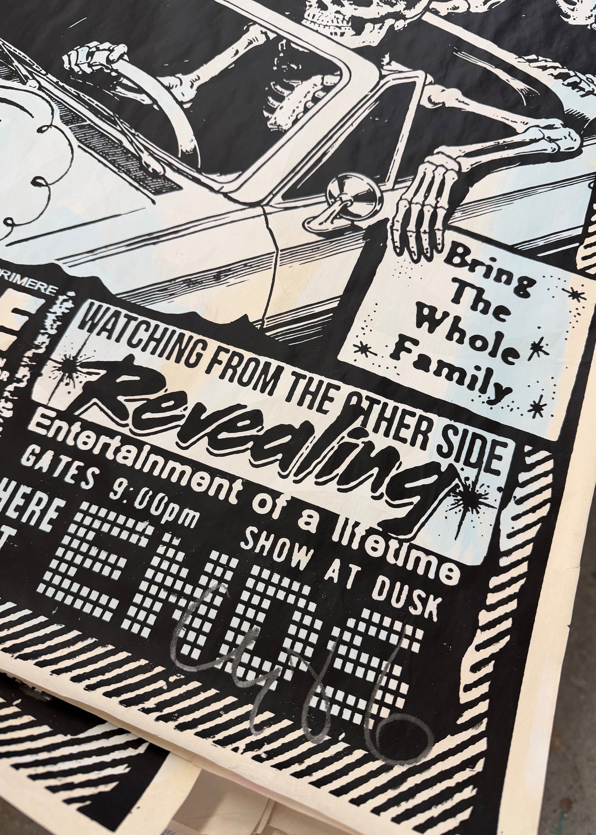 Sunset Drive Street Print