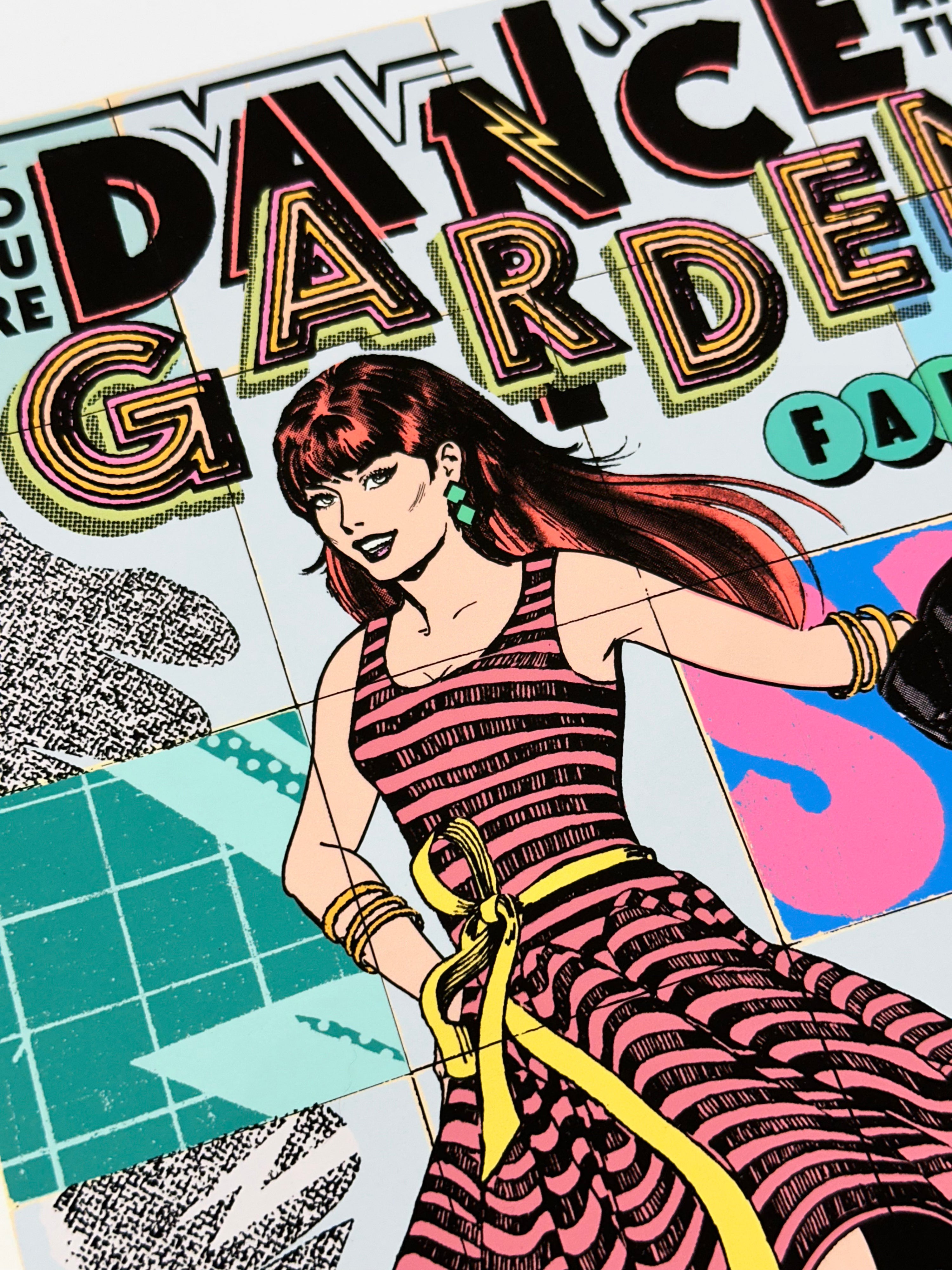 Dance at the Garden Block Print