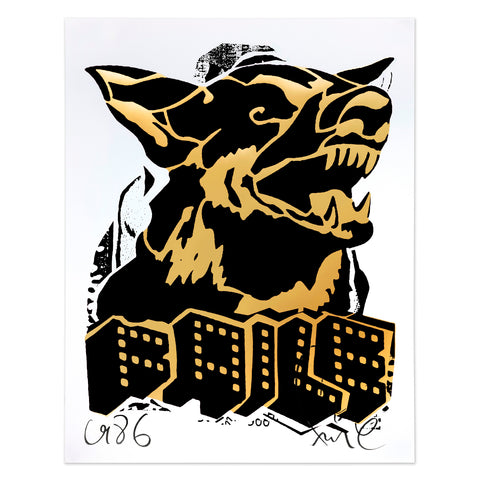 FAILE Dog Black/Gold